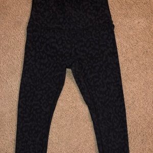 Lululemon wunder under high rise crop size8